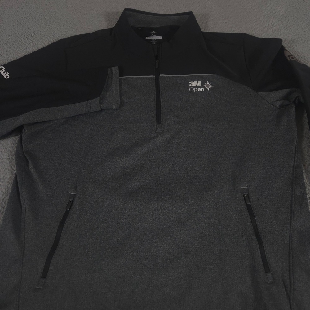 Adidas Pullover Mens XL Multi Go-to Adapt 1/4 Zip Colorblock 3M Open Performance